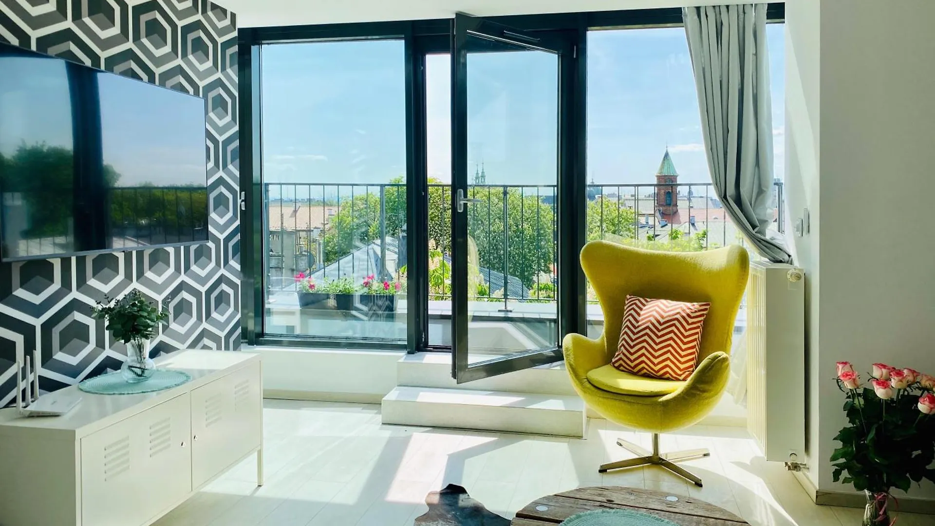 Angel Mint Apartment - Free Parking - Balcony Krakow Poland