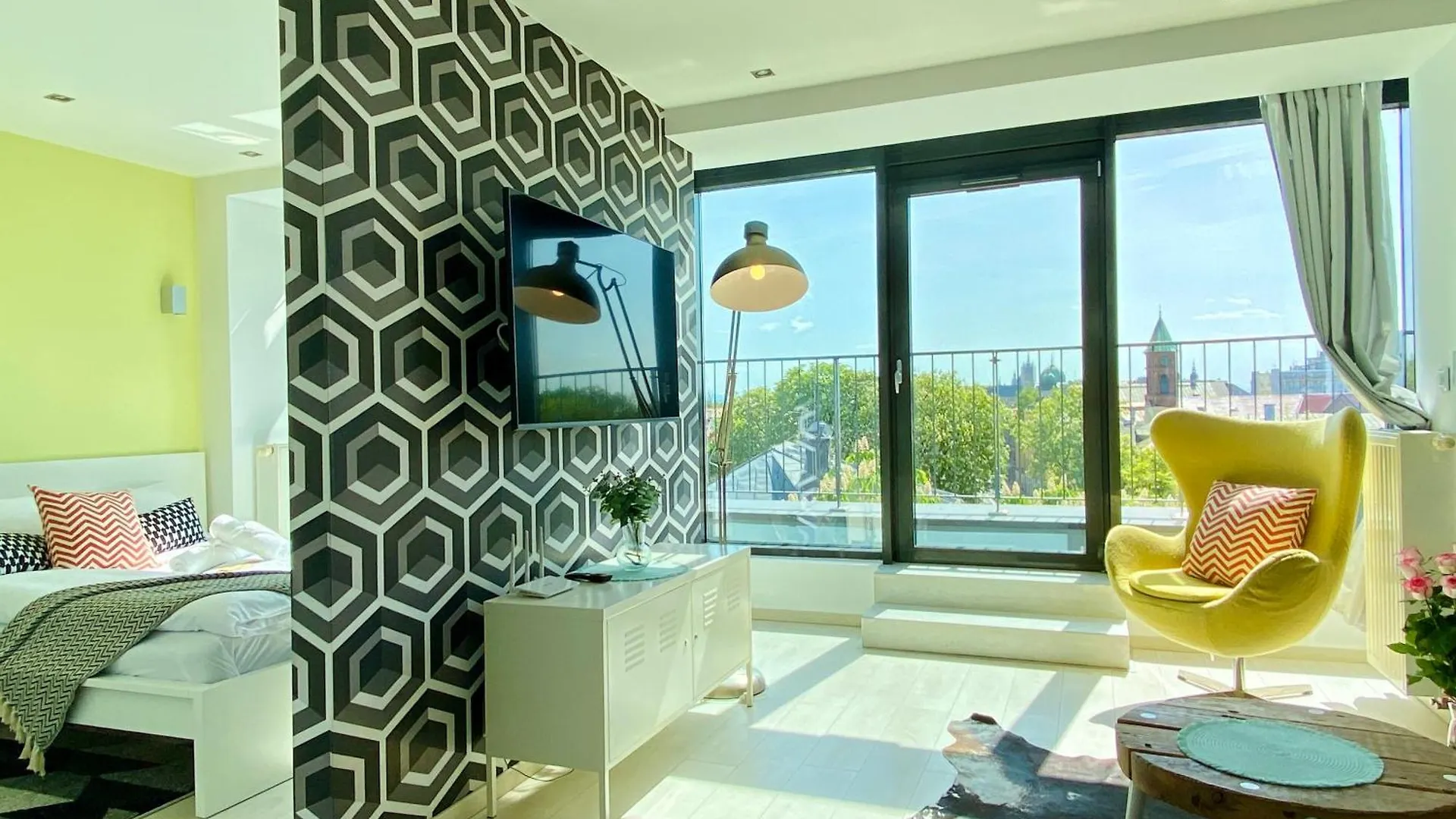 Angel Mint Apartment - Free Parking - Balcony Krakow